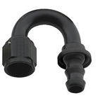 -6AN female flare to 3/8"push on hose 180 degree bend fitting